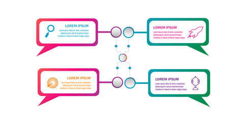 creative modern infographics template design vector
