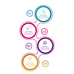 creative modern infographics template design vector