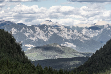 Canadian rocky mountains in summer