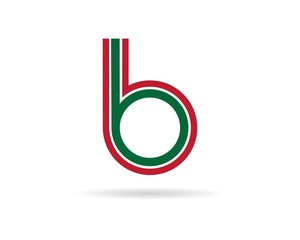 B letter logo template