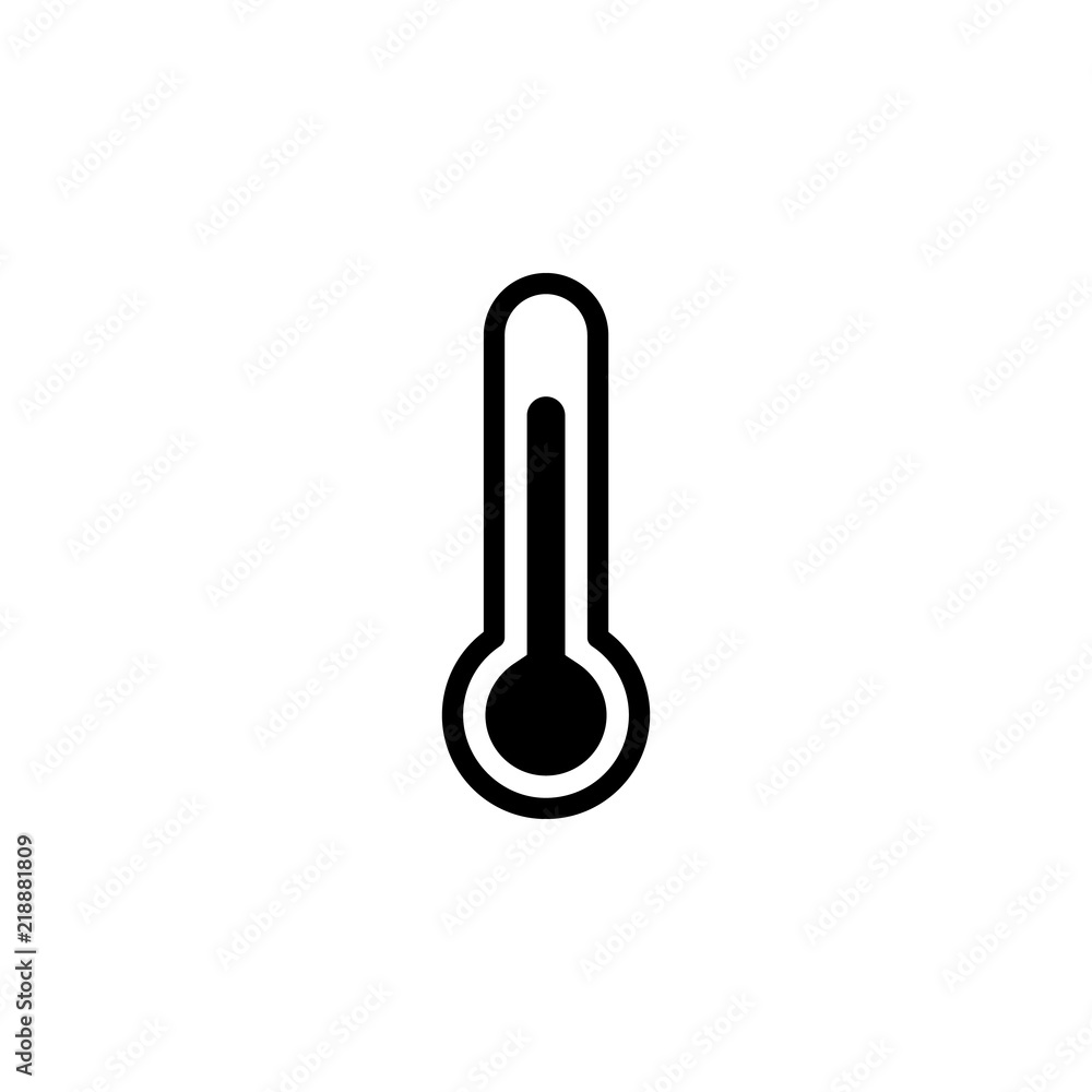 Poster thermometer sign icon. element of weather sign for mobile concept and web apps icon. thin line icon 