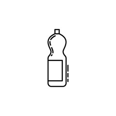 bottle of juice dusk icon. Element of drinks and beverages icon for mobile concept and web apps. Thin line bottle of juice icon can be used for web and mobile