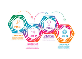 creative timeline infographic template element for workflow,process,presentation with modern concept design vector