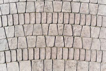 Texture drawing of paving slabs