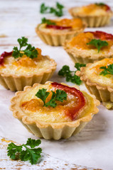 Tartlets with vegetables