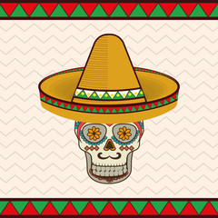 mexican skull mask icons