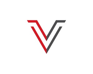 V Letter Logo Business Template