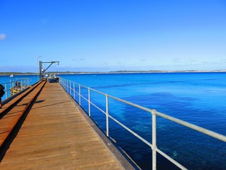 Obraz premium Vivonne Bay jetty, Kangaroo Island, SA, Australia
