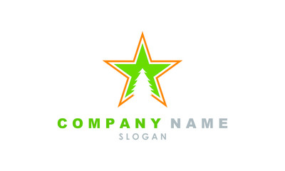 Obraz premium star tree icon