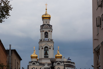 Fototapeta na wymiar The Great Zlatoust Church in Yekaterinburg