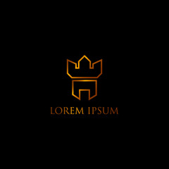 Gold Crown Line Logo