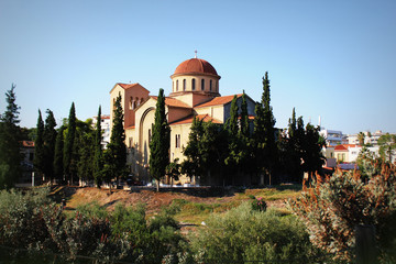Holy Trinity Church near the Kerameikos Cemetery in Athens, Greece