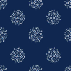 Seamless daisy flower pattern