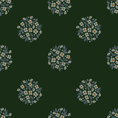 Seamless daisy flower pattern