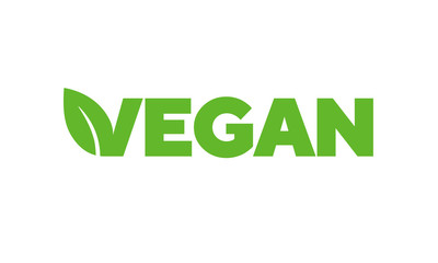 Vegan badges, vector illustration. Nutrition icon or logo. Ready to be used as an icon or label on package, box or bag.