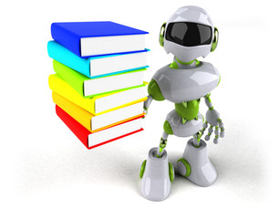 Green robot - 3D Illustration