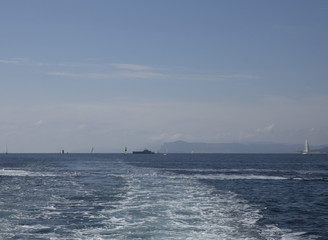 île des Embiez. Archipel en face de Six-Fours-les Plages accessible à partir du port du Brusc