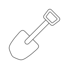 Icon of camping shovel