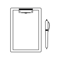 Icon of Tablet and pen