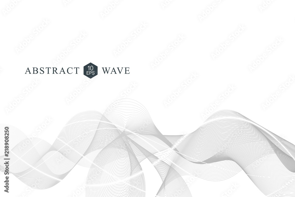 Poster abstract wave element for design.big data visualization background. modern futuristic virtual abstra