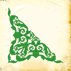 Vector baroque of vintage elements for design. 