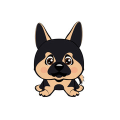 Obraz premium Vector illustration of Angry Dog