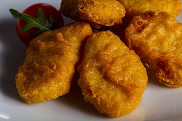 Chicken nuggets heap