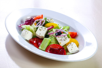 Traditional Greek salad