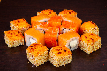 Tasty sushi set