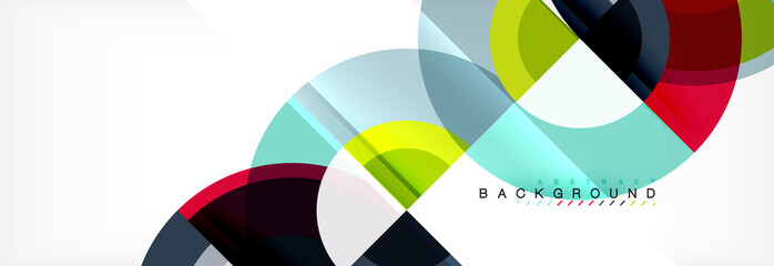 Obraz premium Wektorowy okręgu abstrakta tło