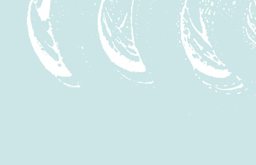 Grunge texture. Distress blue rough trace. Dazzling background. Noise dirty grunge texture. Rare art