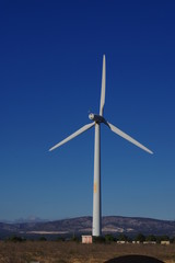 Eoliennes dans le vent en France