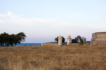 Landscape at Fortifications of Vauban, France