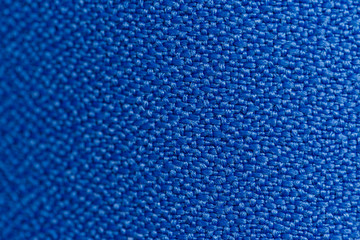 Close-up of blue fabric texture