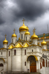 Fototapeta na wymiar The Cathedral of the Annunciation in Kremlin, Moscow, Russia