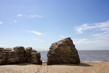 Rocks at the Beach, France