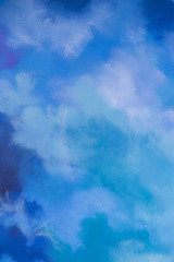 Abstract blue paint color