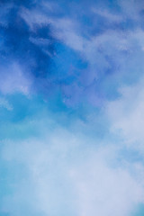 Abstract blue paint color