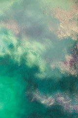 Abstract green paint color