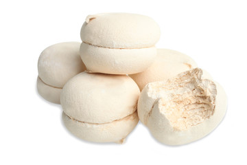 White marshmallows with taste of latte
