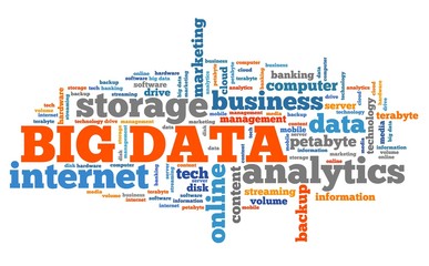 Big data word cloud
