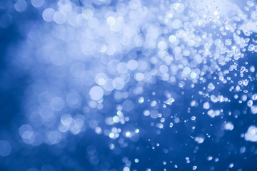 blue bokeh water with light background