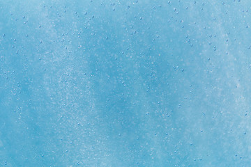 Bubbles in the blue water background