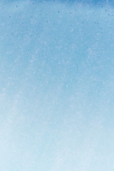 Bubbles in the blue water background