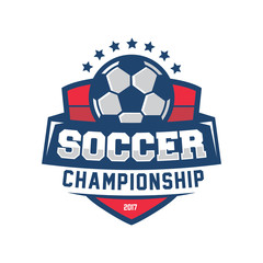 soccer championship badge