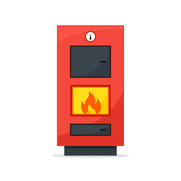 Solid Fuel Boiler Icon