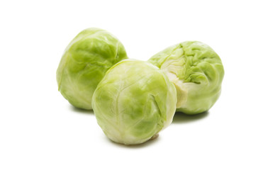 a pile of Brussels sprouts