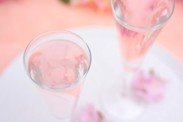桜のシャンパン