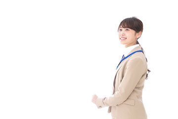 オフィスで働く女性