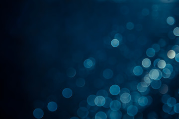 abstract blue bokeh